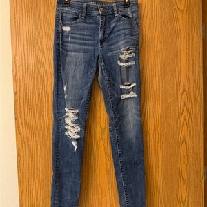 American Eagle ripped Skinny Jeans / Jeggings